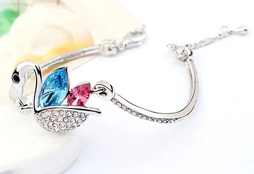 SPCLUB кристаллы от Swarovski браслеты женский браслет подарок на день Святого