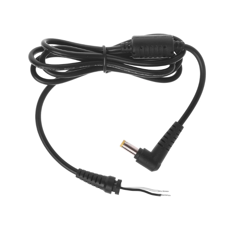 DC Charger Cable L Shaped Plug Connector Adapter With Pin For Hp Acer Laptop