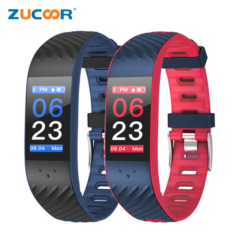 

ZUCOOR Smart Bracelet Monitor Cardiaco Fitness Tracker Tonometer Pulse Wristband RB78 Electronics Wearable Device Pedometer Band