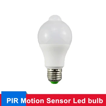

Led Bulb Light With Motion Sensor E27 10W Smart Light Bulb 110V 220V PIR LED Bombillas For Home Corridor Aisle Stairs Balcony
