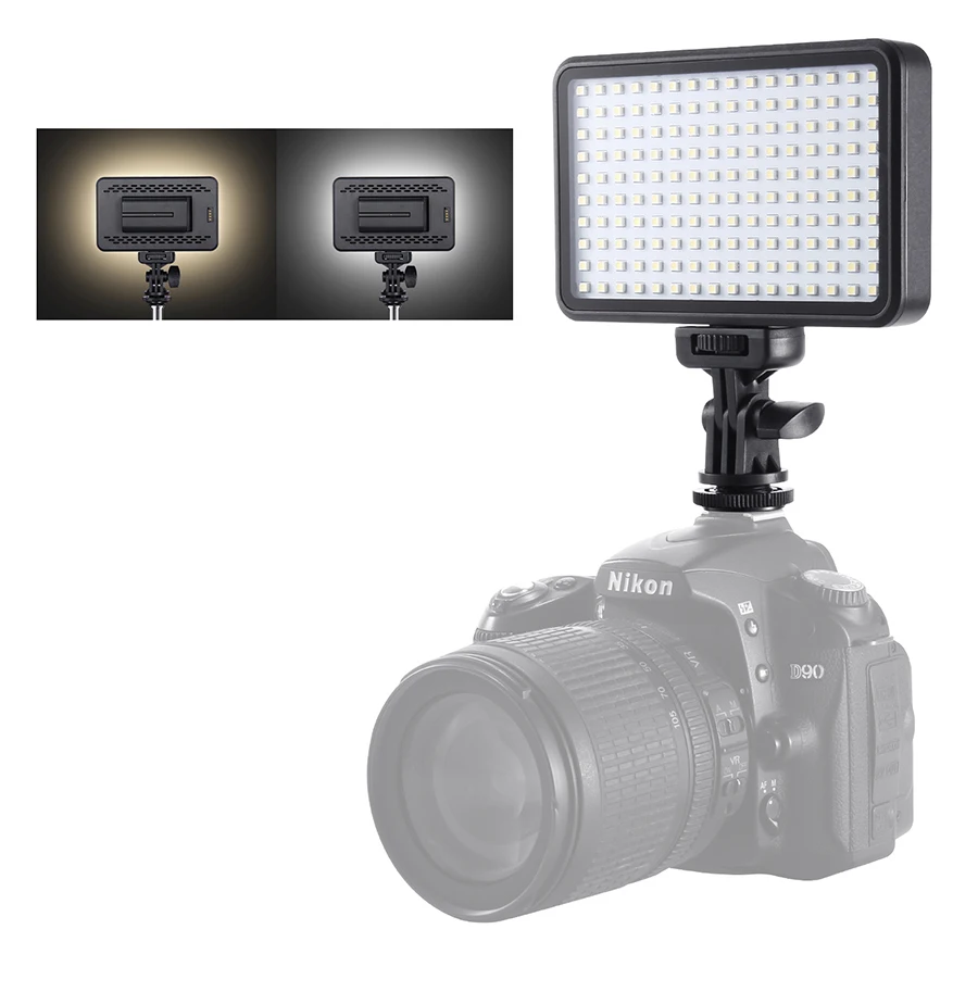 MAMEN PAD160 светодиодный светильник 6000 K/3200 K CRI 90+ лампа с фильтром CT плавное затемнение для камеры sony DSLR фото видео светильник