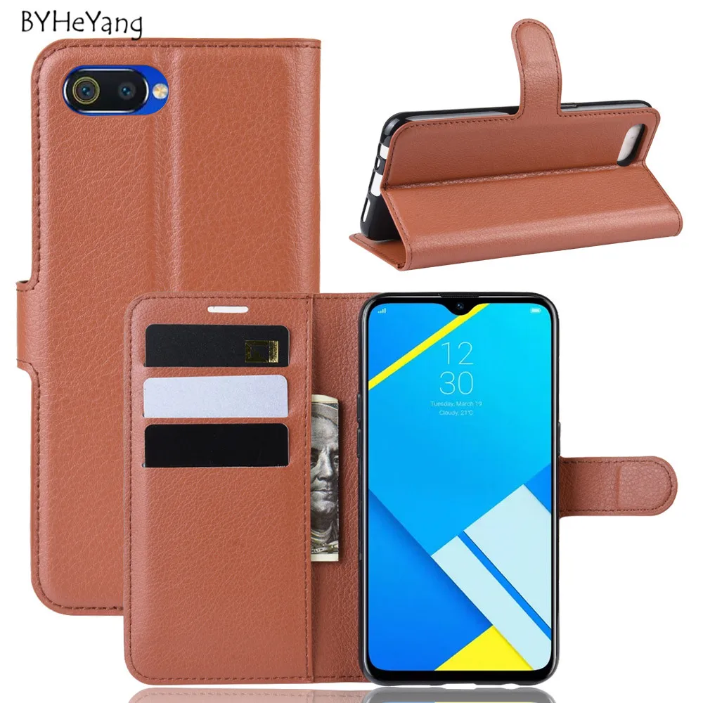 Чехол Realme C2 чехол чехол-книжка из искусственной кожи чехол-кошелек с отделением
