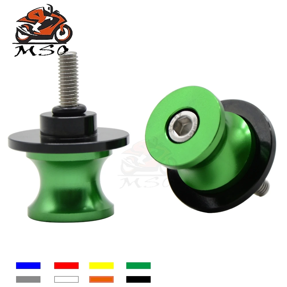 For Kawasaki ninja 300 NINJA 10MM CNC Motorcycle Swingarm Sliders Spools Motor Stands Screws Motorbike | Автомобили и мотоциклы