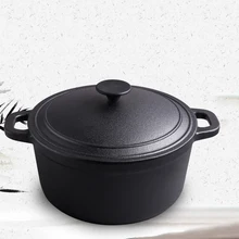 Vintage cast iron stew pot home soup traditional Dutch pot for a variety of stoves m lackey a cast of corbies