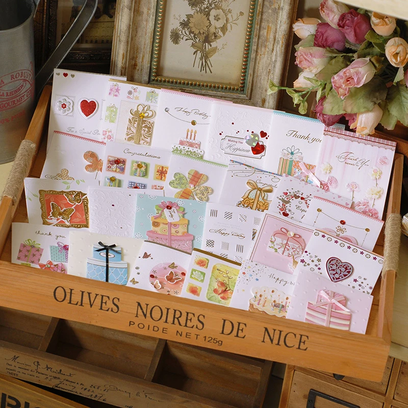 手作りミニエンベロープをハッピーバースデーカード 子供かわいい小さなグリーティングカード Cards Birthday Funny Birthday Girl Party Suppliesbirthday Mickey Aliexpress