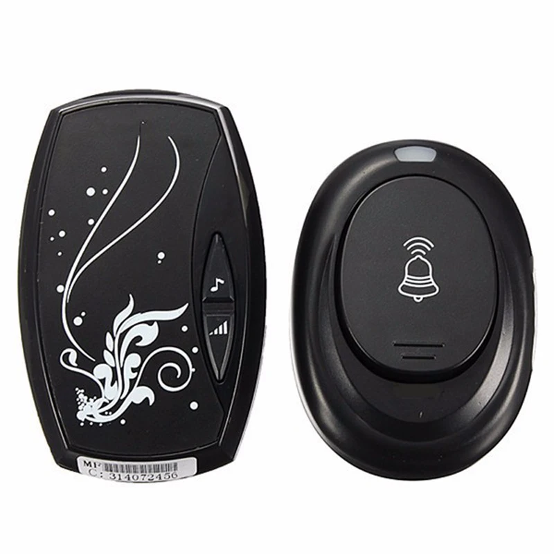 Door Bell with 36 Chimes EU Plug Single Receiver Waterproof Plug-in Type Wireless Doorbell Cordless Smart Bells Doorbells | Безопасность