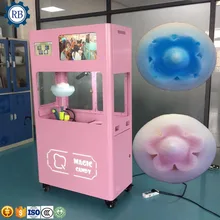 Самая популярная Автоматическая многофункциональная машина для изготовления хлопковых конфет на продажу