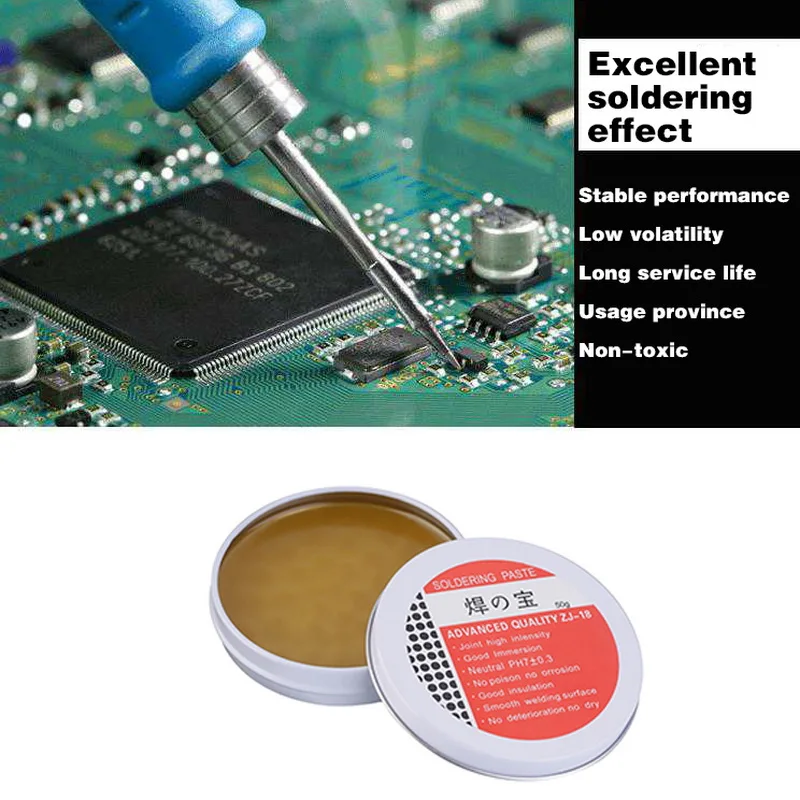 Слабая кислота SMD паяльная паста Флюс смазка SMT IC инструмент для ремонта припой PCB