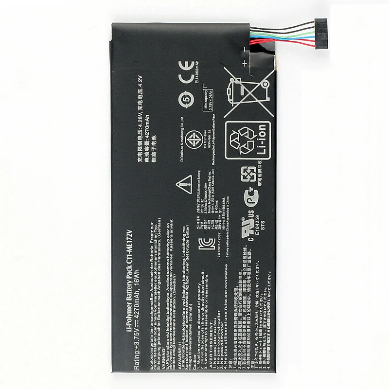 Аккумулятор C11-ME172V для Asus MemoPad K004 Fonepad ME371MG 4270 mAh + набор инструментов | Мобильные