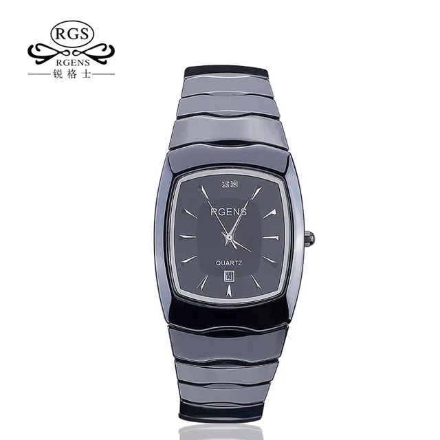 Luxury mens womens ceramics watches fashion quartz ladies male Couple clocks Squ Luxury mens womens ceramics watches fashion quartz ladies male Couple clocks Squ