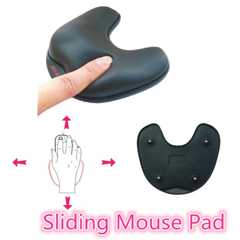 Memory Foam Mouse Wrist Rest Pillow Sliding Mouse Pad for Palm Support
