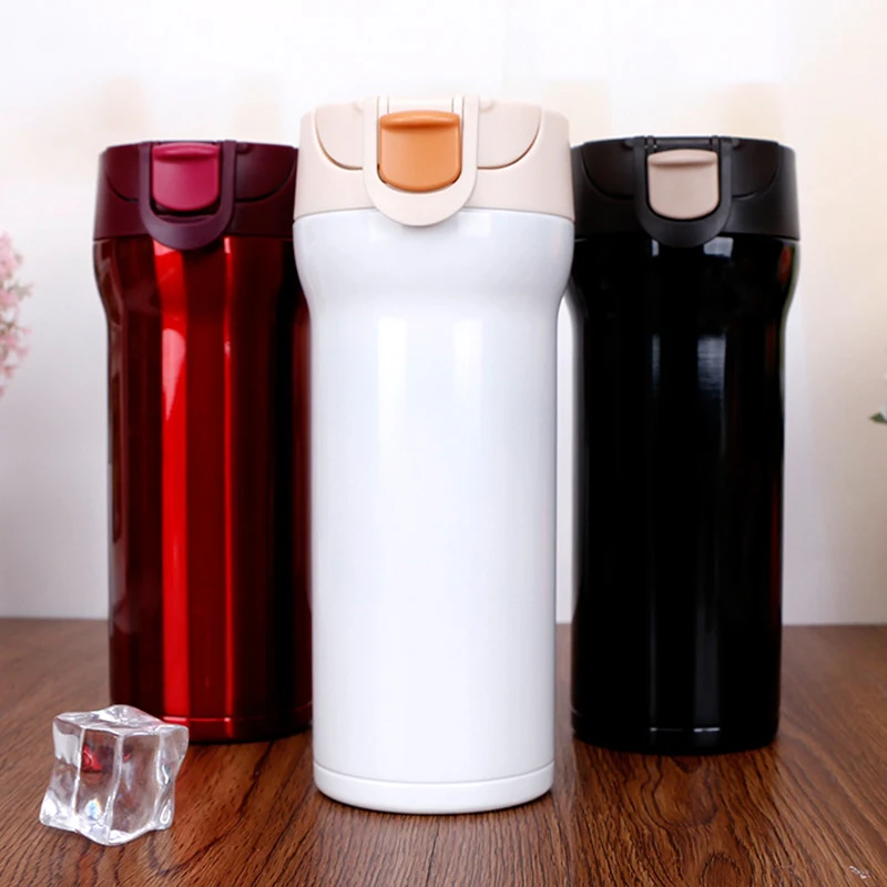 

Brand New High Quality Korea Style Coffee Thermos Coffee Mug With Lid Cups and Mugs Vacuum Flask Thermos Coffee Cup Travel mug
