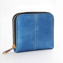 Карамельный цвет кожа Малый Для женщин Портмоне Мини Изменить Кошельки карты Сумки кошелек женский кошелек дамы Повседневное клатч