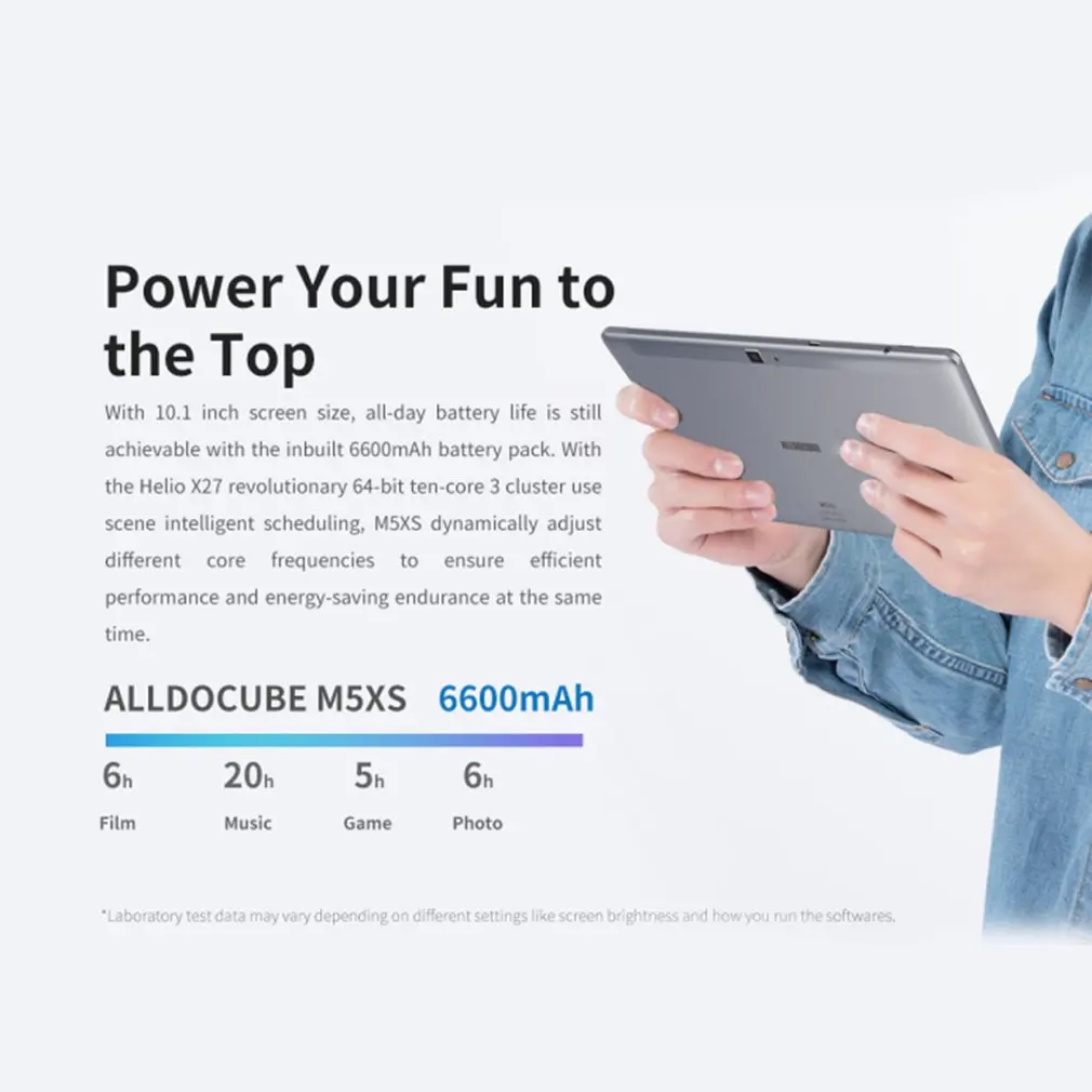 ALLDOCUBE (M5XS) T1006XS 4G Phablet 10,1 дюймов Android 8,0 MTK X27Deca Core 2,6 ГГц 3 ГБ 32 ГБ 5.0MP задняя камера 6600 мАч
