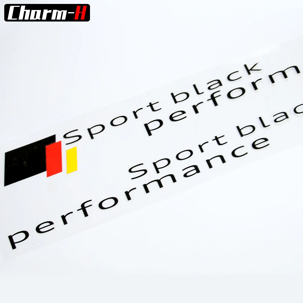 2pcs Sport Racing Door Stickers Side Decals for audi a3 a4 a5 a6 q5 q7 b6 b7 b8 c5 c6 c7 tt rs3 rs5 rs6 rs7 r8 Black Performance