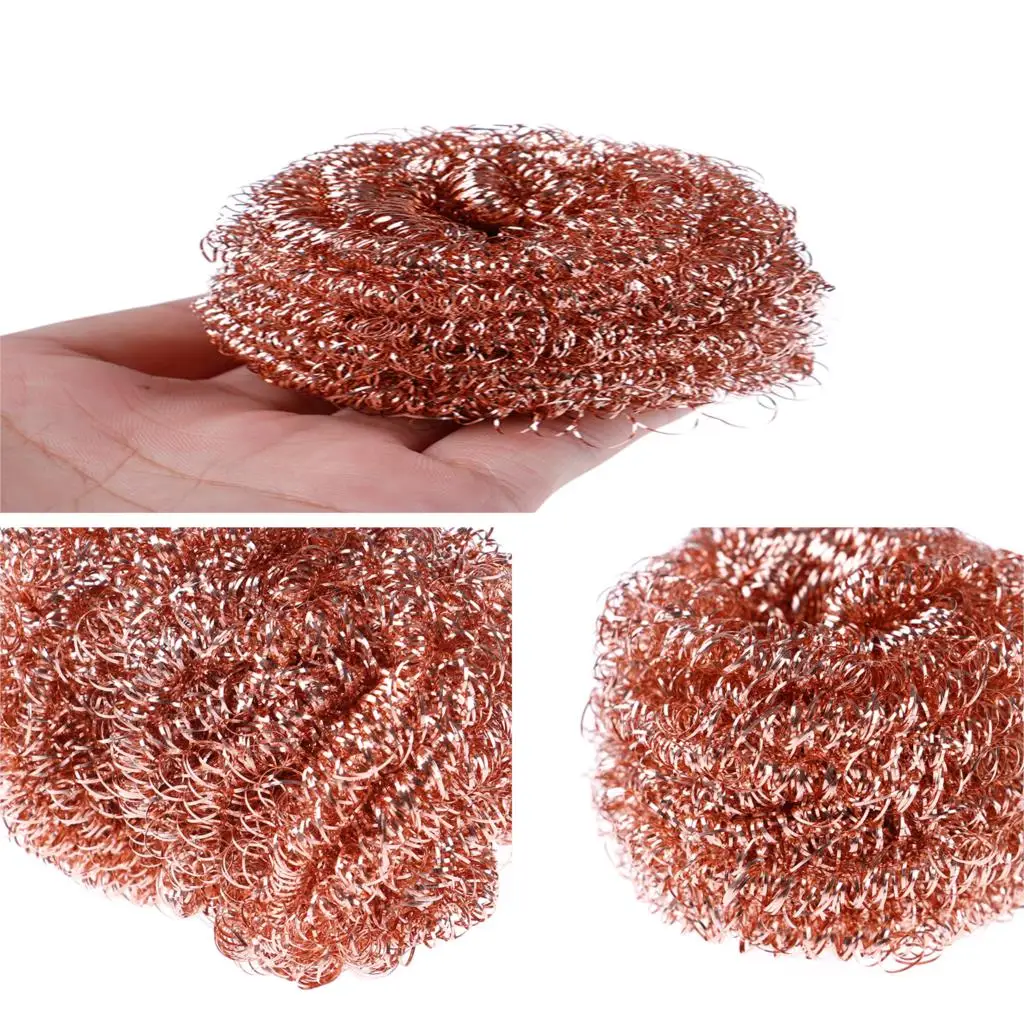 2pcs Soldering Iron Tip Cleaner Brass Tin Cleaning Wire Sponge Ballin