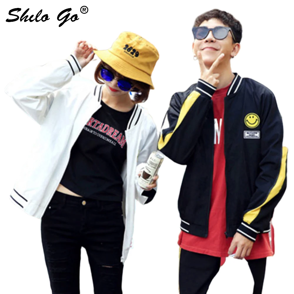 

Lovers jacket Women Spring casual hiphop baseball jacket tide brand men and women lovers coat clothing harajuku female jacket
