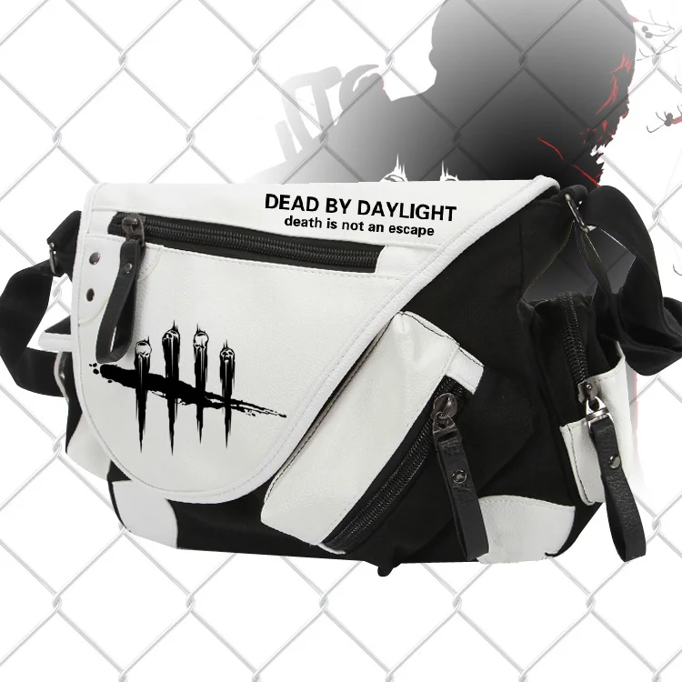 

[STOCK] 2018 Game Dead By Daylight Canvas Travelling One Shoulder Bag Cosplay Prop 36*11*26CM Unisex For Halloween FreeShipping.