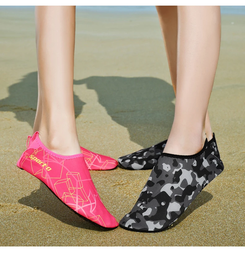 Летние водонепроницаемые спортивные купальные камуфляжные Кроссовки Носки для дайвинга aqua swim ming Sea пляжная обувь для мужчин и женщин женские пляжные походные носки
