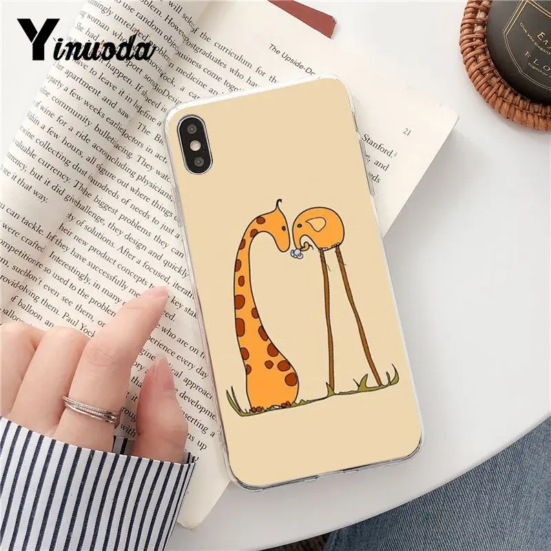 Flying Shark And Giraffe Funny Cartoon