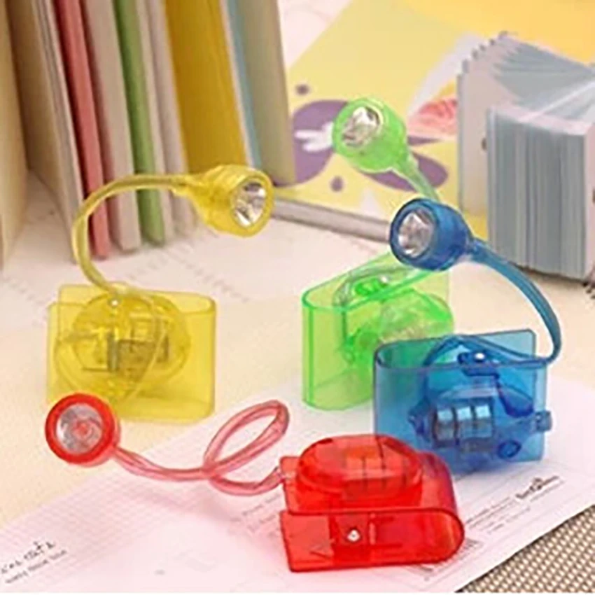 LED Book Reading Lamp Mini Clip-On Flexible Bright Light Portable For Travel Bedroom Reader Kids Gifts Lighting | Освещение