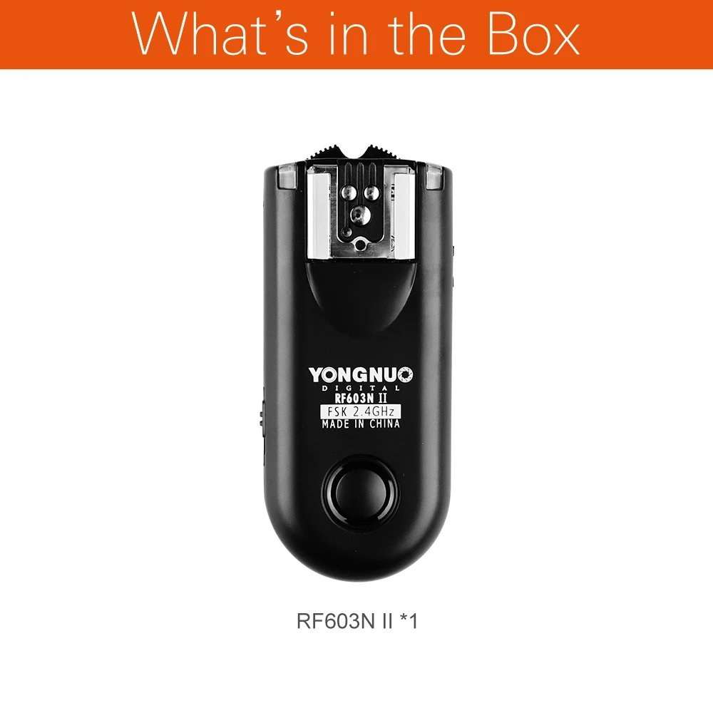 YONGNUO 1pcs RF 603N II Flash Trigger Single transceiверсия Set Shutter Release для Nikon|shutter release|shutter release for nikonflash