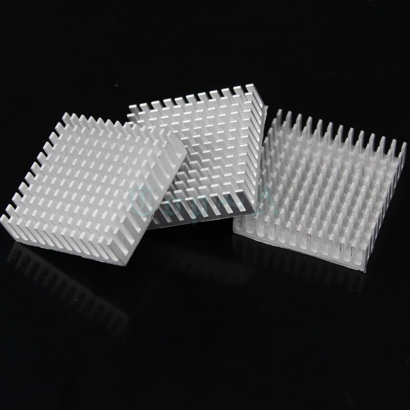 

Gdstime 5pcs Aluminum Heatsink 40x40x10mm VGA Video Card Memory Chipest Heat Sink Cooling Fan With 3M Tape 40mm x 10mm