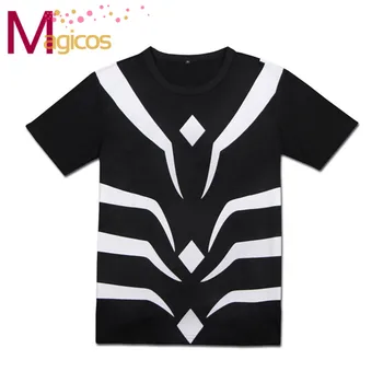 

Anime A Certain Magical Index Accelerator Tee Cosplay Costume Black Short Sleeve T-shirt Tops