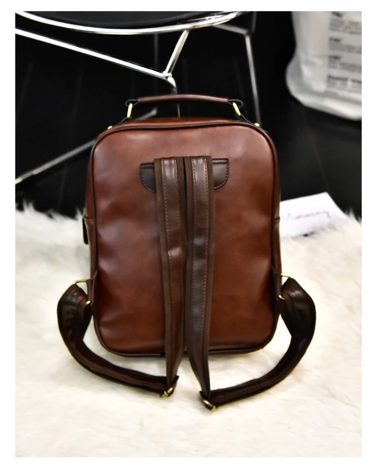 2017 New Wemen Bag Summer Vintage Vintage London Backpack Wemen Korean Style Simple Joker Student School Bag Girl Travel Bag07