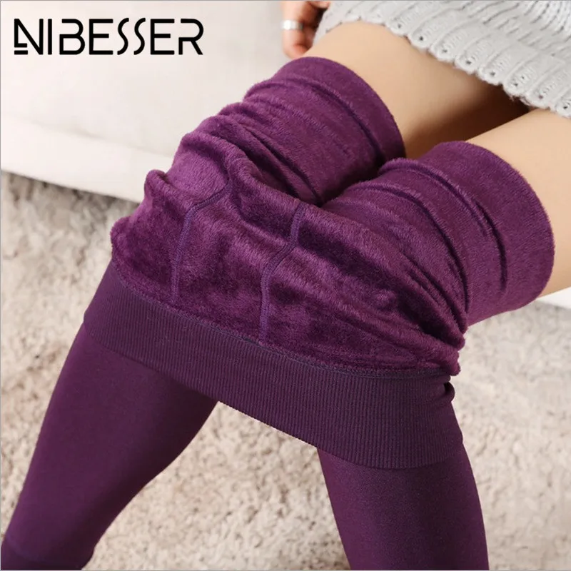 NIBESSER Fashion Winter Warm Legging Pants Autumn Trample Feet Thick