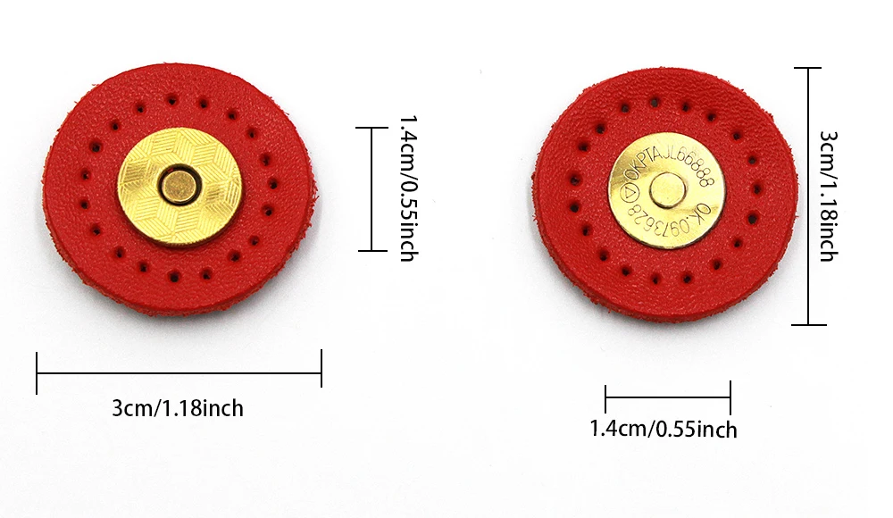 1 шт. Магнитный трубчатая балка застежки Магнитные защелки, крепления застежки защитой от воровства с магнитной кнопкой круглого кожаного ремешка-дно набор «сделай сам» для Сумки из натуральной кожи кошелек