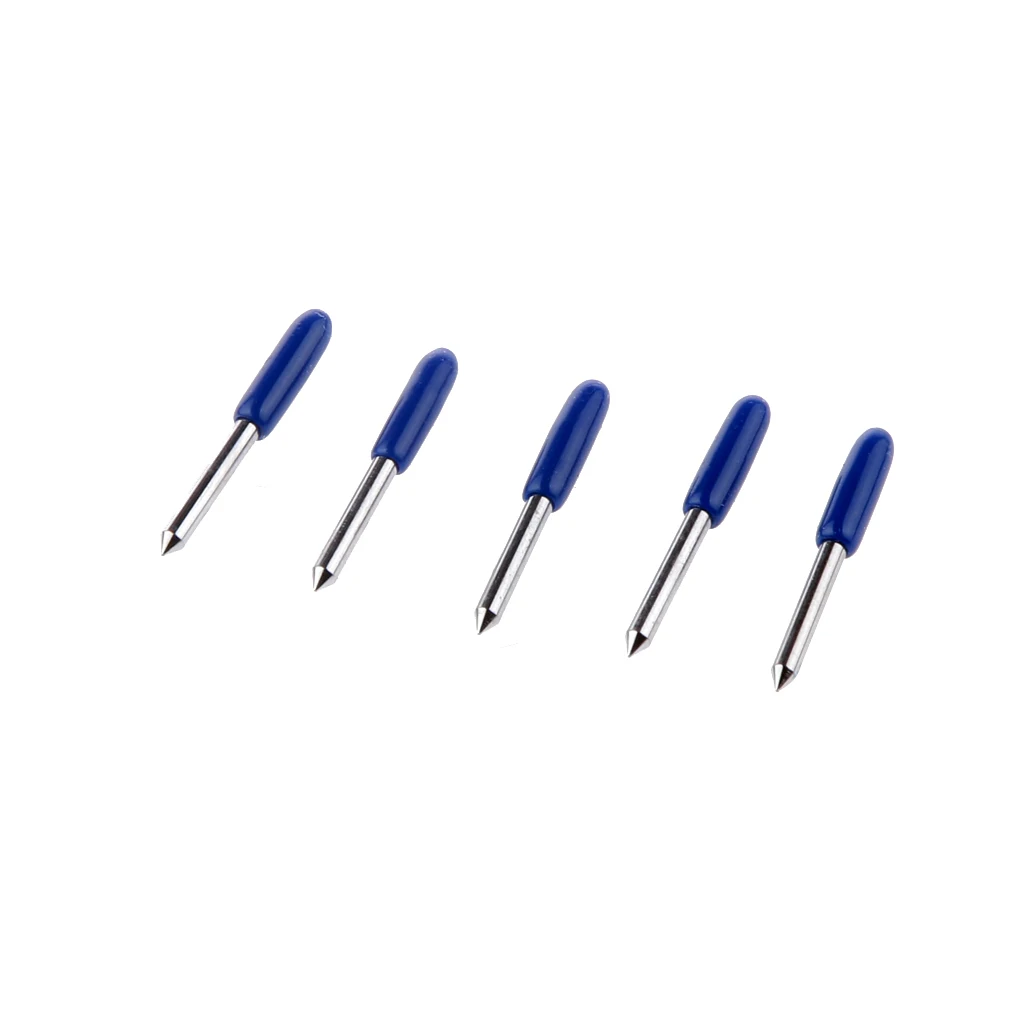 30pcs 60° Degree Roland Blades Cricut Cutting Plotter Vinyl Cutter Blue