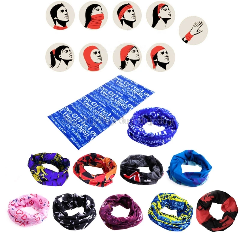 Headbands Horse Headwear Bandana Sweatband Gaiter Head Wrap Mask Neck Outdoor Scarf