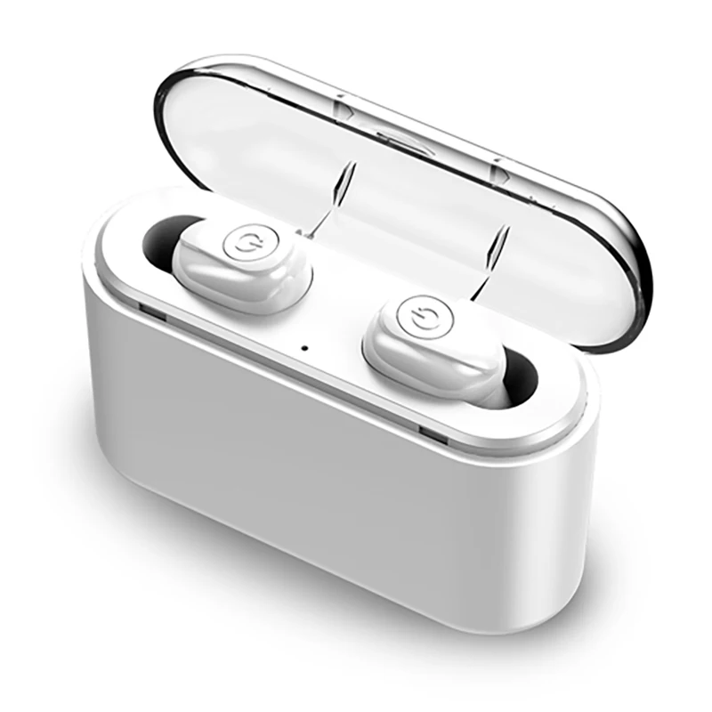 TWS Bluetooth наушники 5 0 невидимые мини беспроводные бас гарнитура с 2200 мАч зарядная