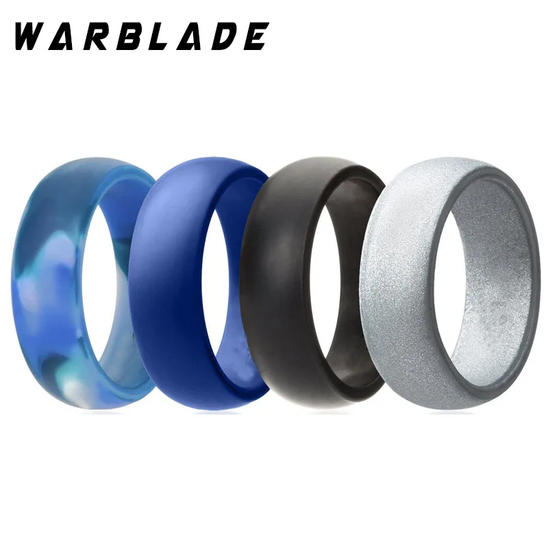 WarBLade 8 мм пищевой класс FDA Силиконовое кольцо для пальцев гипоаллергенные Crossfit