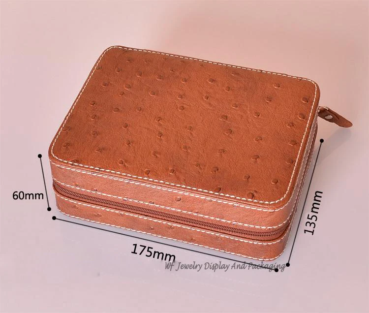 Fashion Camel Genuine Leather Watch Storage Box 4 Watch Packaging Case