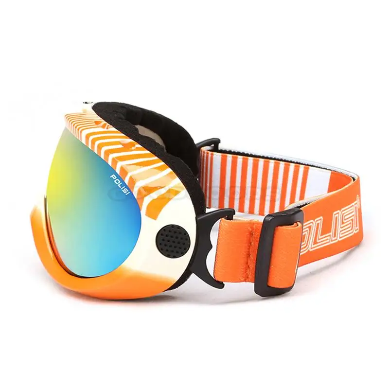 POLISI niños Snowboard Skate gafas de esquí de invierno UV400 esquí nieve gafas niños niñas Anti-niebla Esqui nieve gafas
