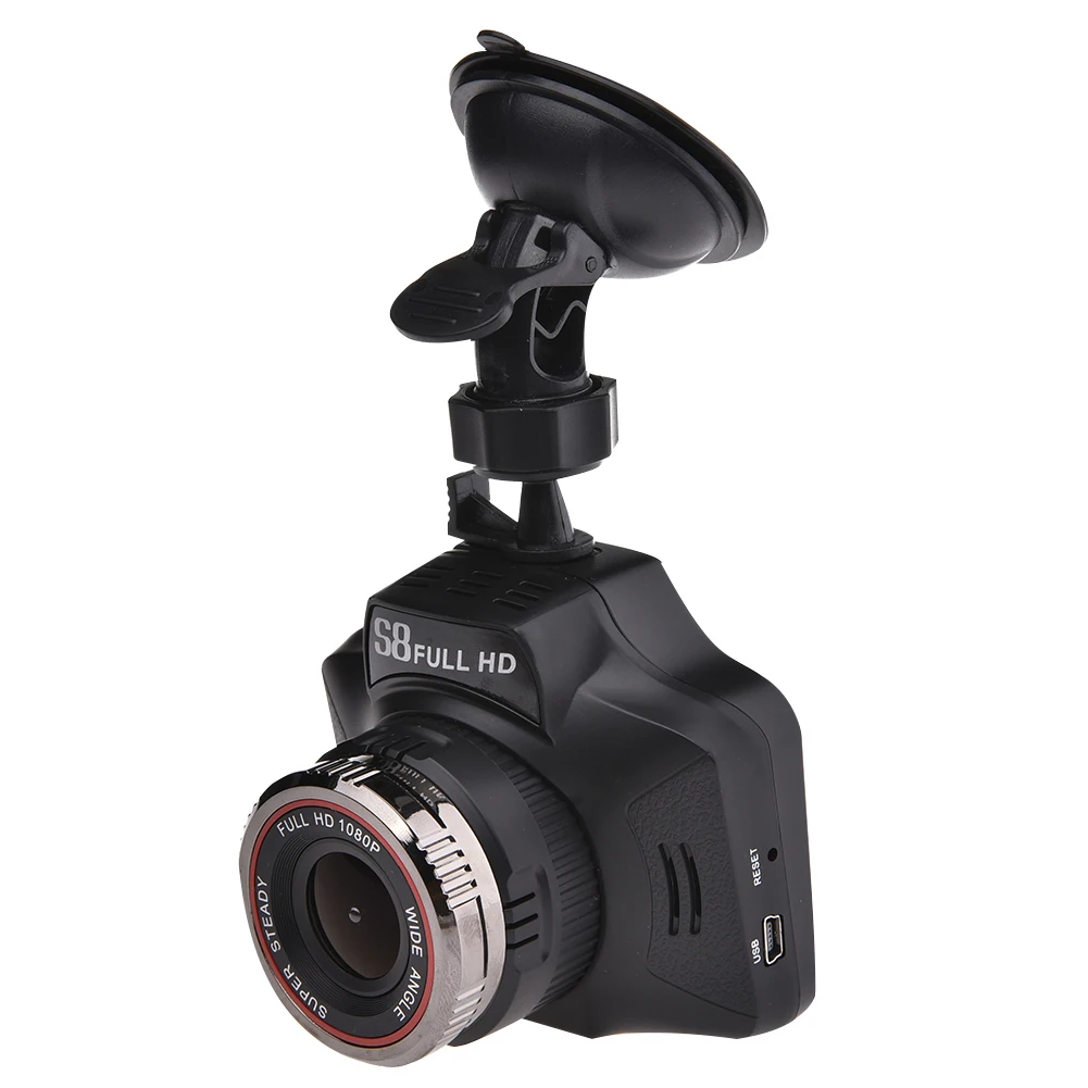 

S8 2-in-1 anti Radar detection devices Detectors laser Car DVR GPS Camera Dash Cam G-sensor Support English / Russian Broadcast