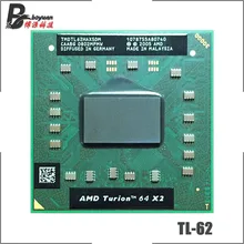 AMD Turion 64X2 Мобильная технология TL-62 TL 62 TL62 2,1 ГГц двухъядерный двухпотоковый процессор TMDTL62HAX5DM разъем S1