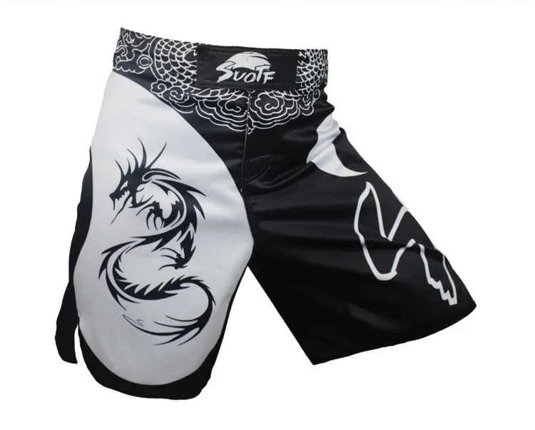 Мужские шорты MMa Muay Thai, тренировочные боксерские шорты для кикбоксинга с черепом, боксерские шорты для фитнеса, спортивная одежда для тренажерного зала, шорты