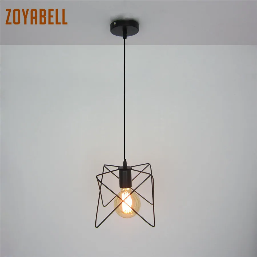 Zoyabell винтажный подвесной светильник Современный Железный обеденный Ресторан