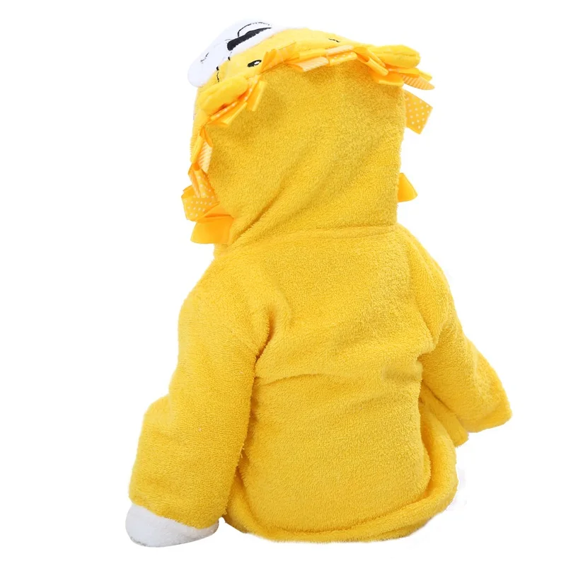 Модный дизайнерский детский банный халат с капюшоном, детское полотенце, детский купальный халат, пляжное полотенце для младенцев