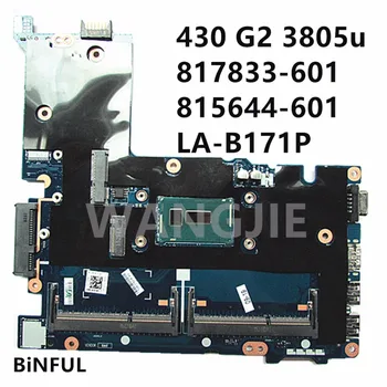 

For HP Probook 430 G2 Laptop Motherboard SPS-MB UMA PENT 3805U PRO 817833-601 815644-601 LA-B171P