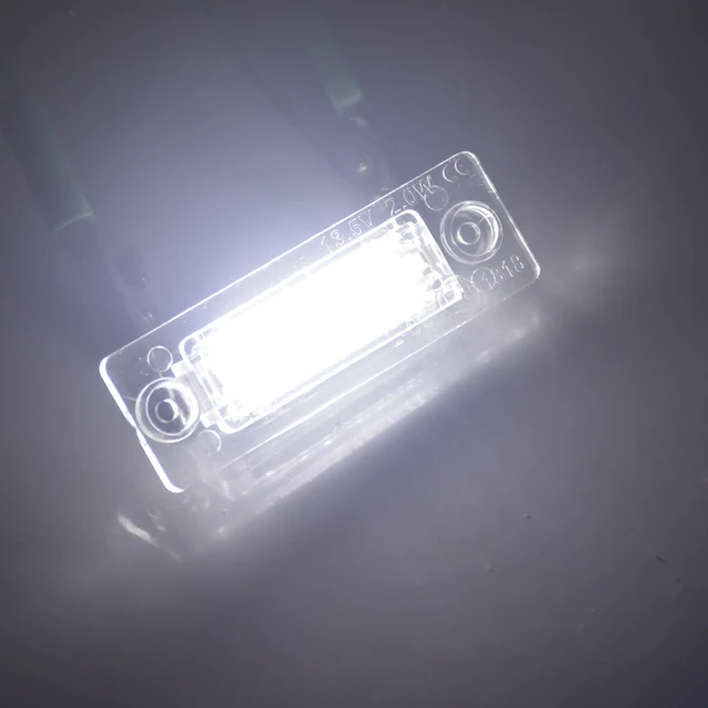 Luces LED Para Placa De Matrícula De VW Passat B6, T5, Caddy, Jetta, Touran - Blanco Xenón, Plug & Play