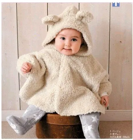Detail Ours Cute Baby Modele Cape Mignon Manteau Bebe Fleece Coton Des Vetements Bebe D Hiver Livraison Gratuite Aliexpress