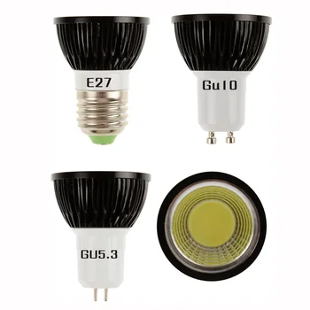 

LED Spot lamp Bulb GU10 Cob mr16 3000K 6000K Warm Cold White E27 5W 7W 9W bulb replace Halogen lamp energy saving lamp