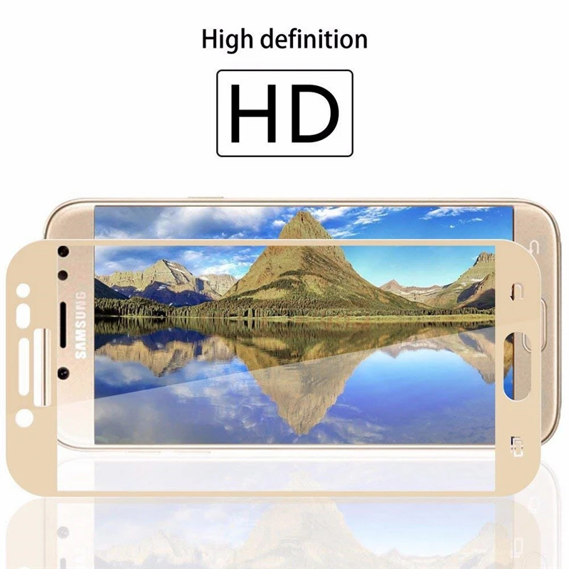 Защитное стекло закаленное для Samsung Galaxy J7 2017/J730F/J7 Pro 2017/DS 2 шт.|Защитные стёкла и