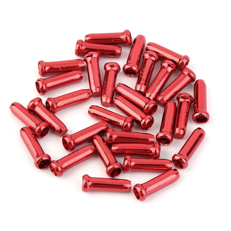 

30x Bicycle Bike Brake Gear Cable Inner Wire Alloy 5mm Crimps End Ferrules Cap