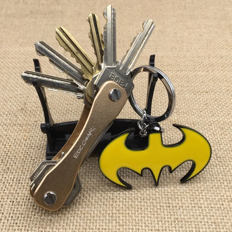 EDC GEAR Outdoor Camping Aluminum Smart Key Organizer Holder Folder Key