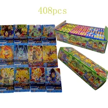 408pcs Dragon Ball Super Ultra Instinct Goku Action Toy Figures Commemorative Edition   game collection card Collection Cards
